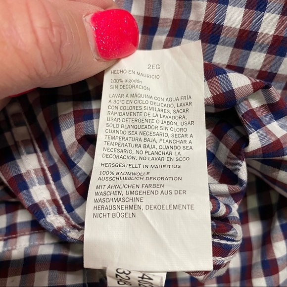 Nautica‎ Western Shirt Size 2xl Plaid button down mens shirt - Picture 5 of 6